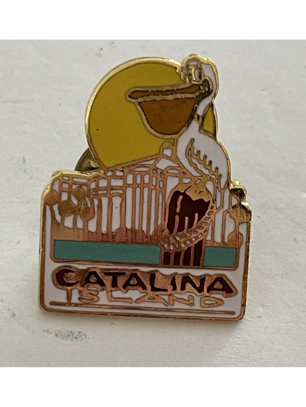 Catalina Island California Pelican Pin